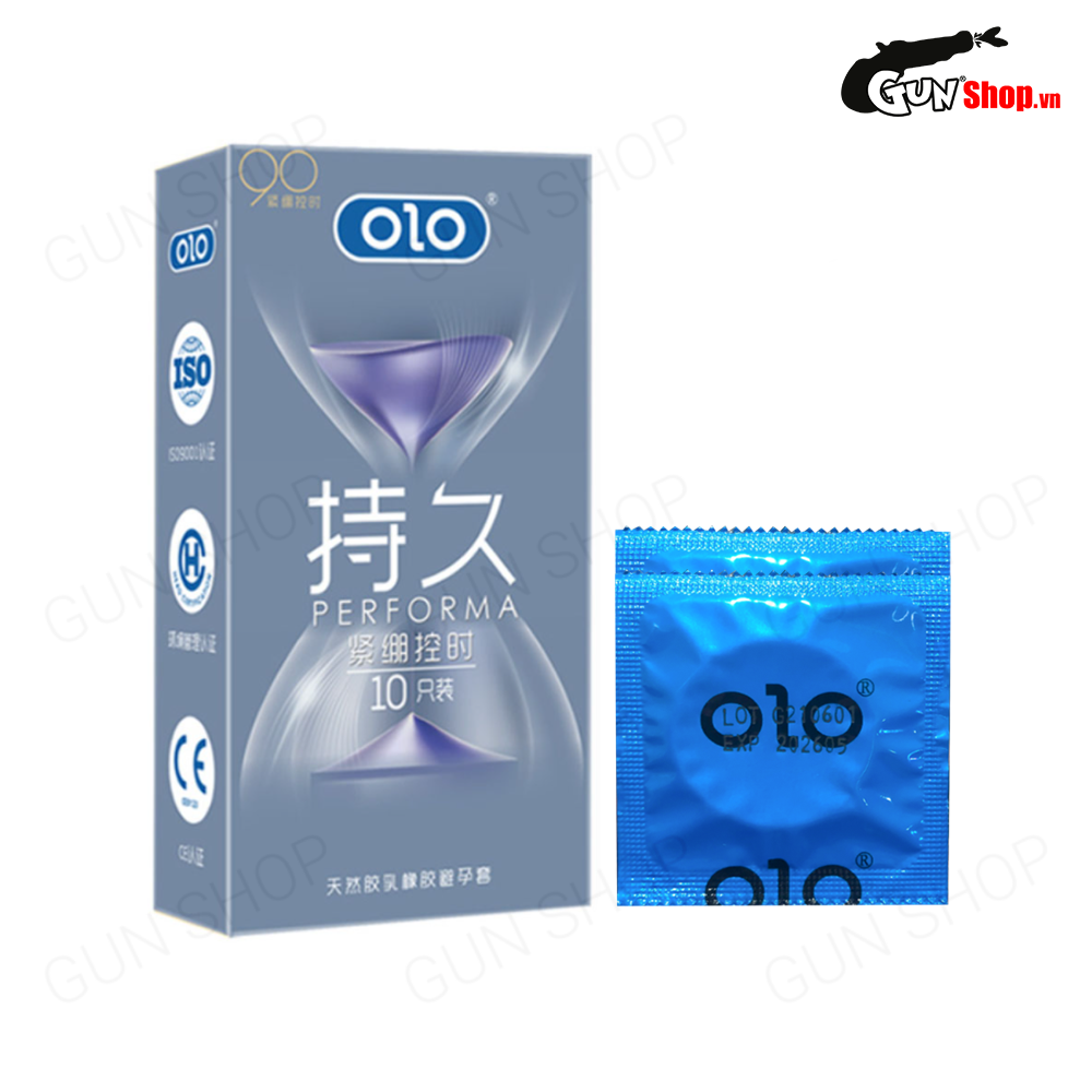  Đại lý Bao cao su OLO 0.01 Đồng Hồ Xanh - Kéo dài thời gian hương vani  chính hãng