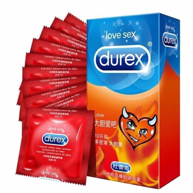  Cửa hàng bán Bao cao su Durex Love - Siêu mỏng hương vani - Hộp 10 cái  chính hãng