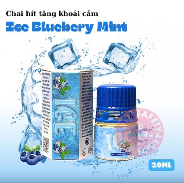 Chai Hít Popper Ice Bluebery Mint 20ml Hương Bạc Hà Mát Lạnh