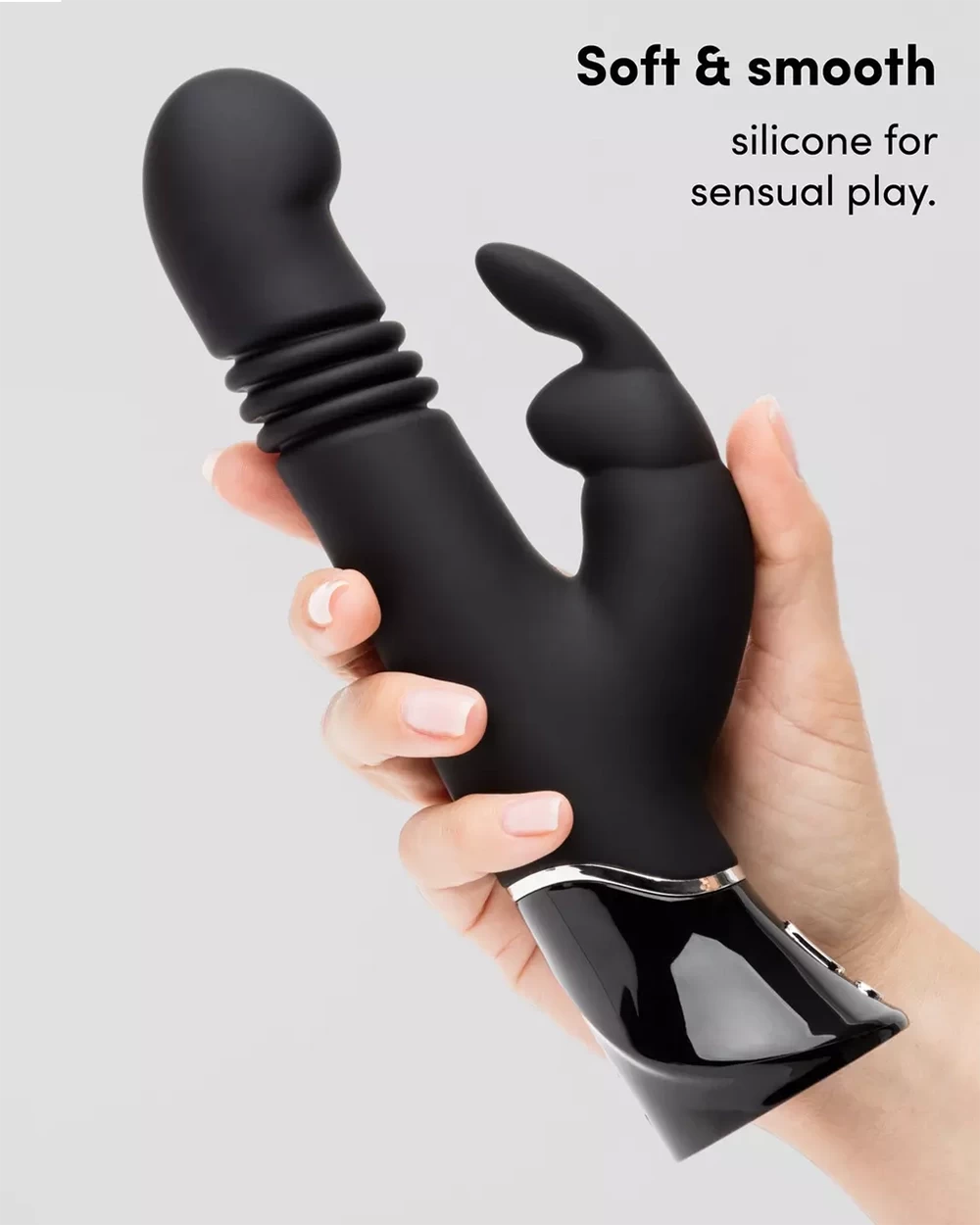 Fifty Shades of Grey Greedy Girl Thrusting Rabbit Vibrator - Lovehoney