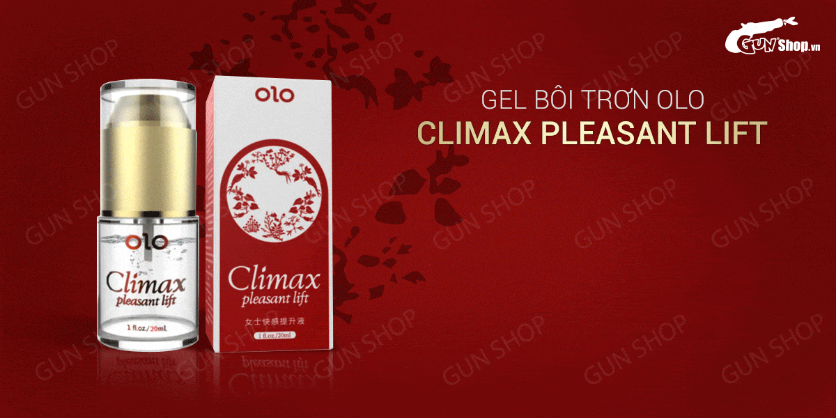 Gel bôi trơn tăng khoái cảm nữ - OLO Climax Pleasant Lift - Chai 20ml