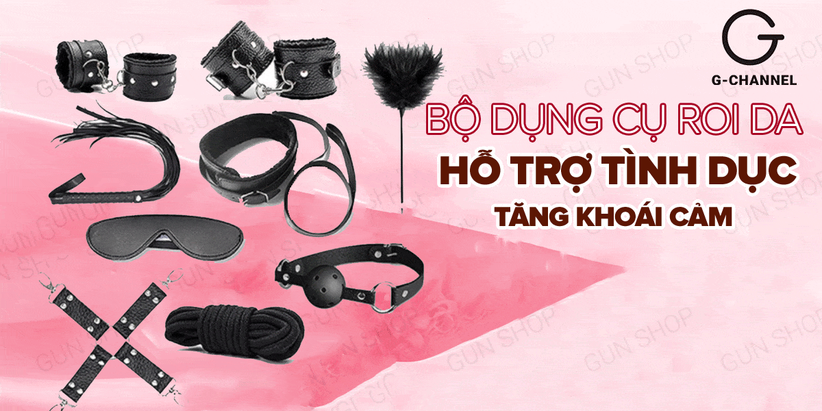 Bộ dụng cụ roi da hỗ trợ tình dục, giúp tăng khoái cảm - Yeain