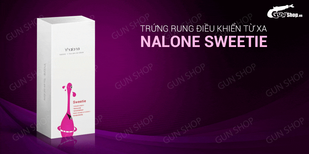 Trứng rung điều khiển từ xa bằng giọng nói, dùng sạc - Nalone Sweetie