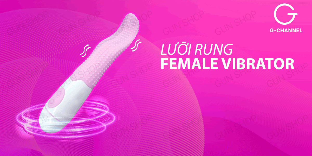 Lưỡi rung 30 chế độ, dùng pin - Female Vibrator