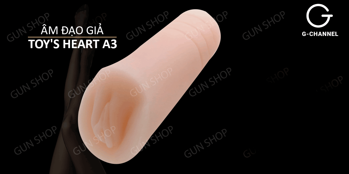Âm đạo giả nguyên khối silicon trần cao cấp mềm mịn - Toy'sHeart A3