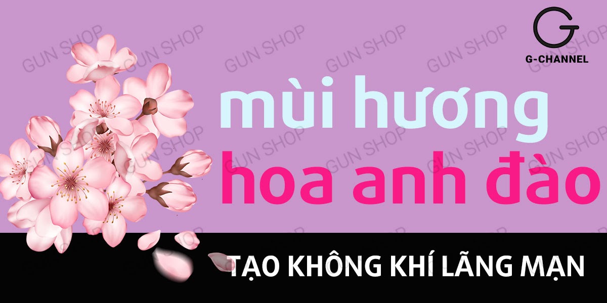 Bao cao su Kimono hương hoa anh đào