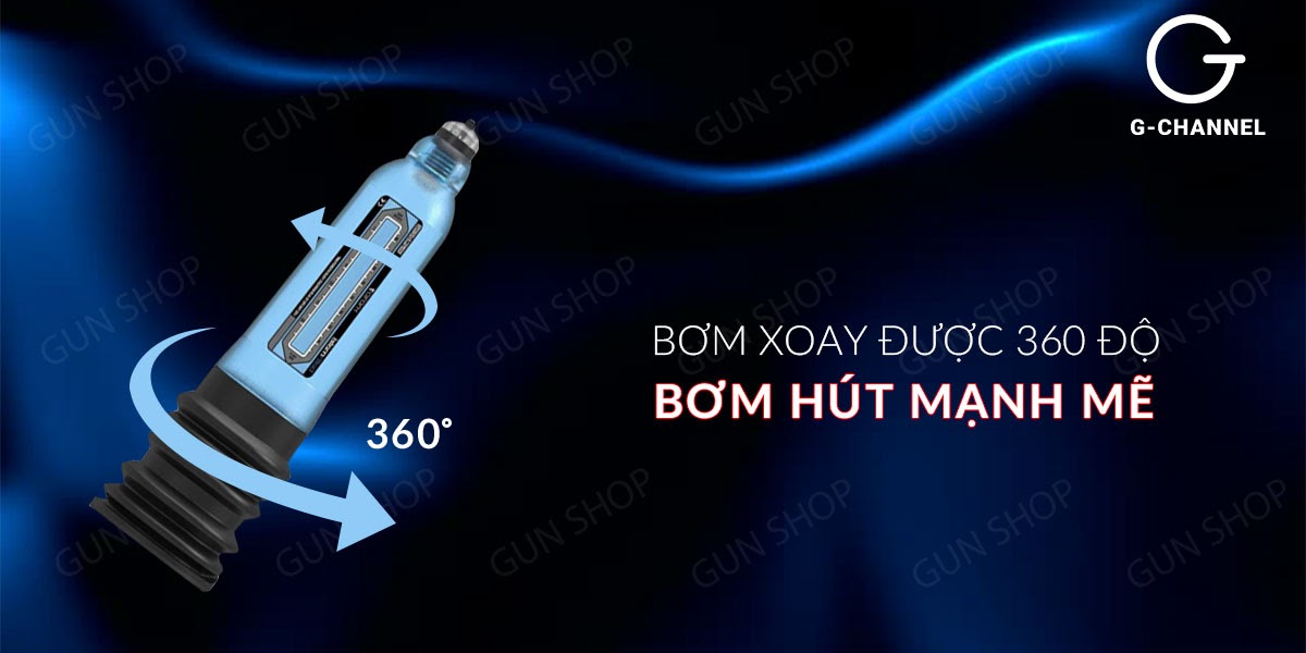 Máy tập tăng kích thước dương vật dùng áp suất nước - Hydromax X40