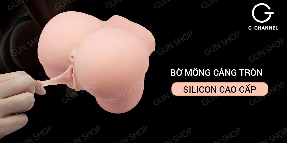 Âm đạo giả nguyên khối mông silicon trần cao cấp mềm mịn - SCD S3 8kg