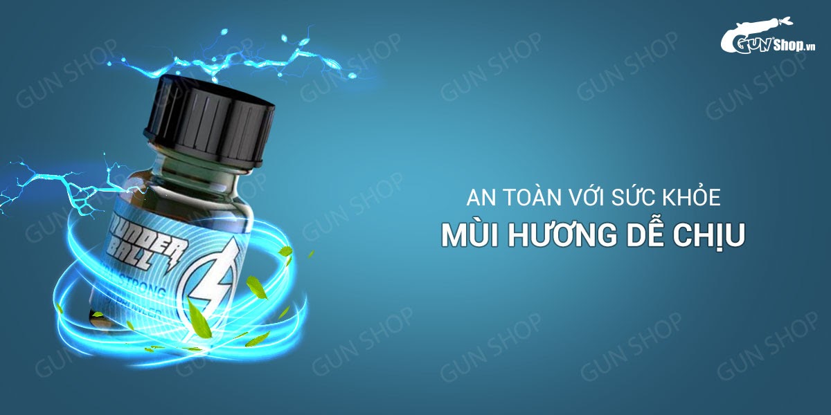 Chai hít tăng khoái cảm Popper Thunder Ball - Chai 10ml