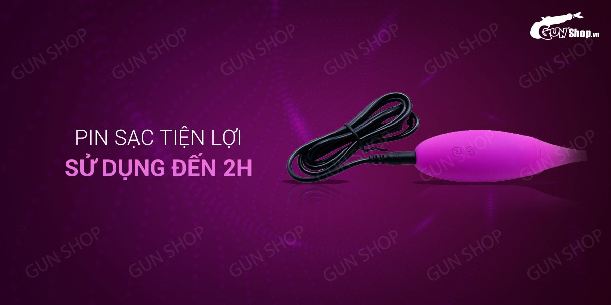 Trứng rung 2 đầu 7 chế độ rung, dùng sạc - Pretty Love Snaky Vibe