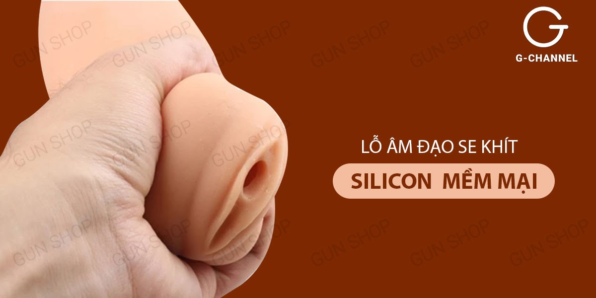 Âm đạo giả nguyên khối silicon trần cao cấp mềm mịn - Toy'sHeart A4