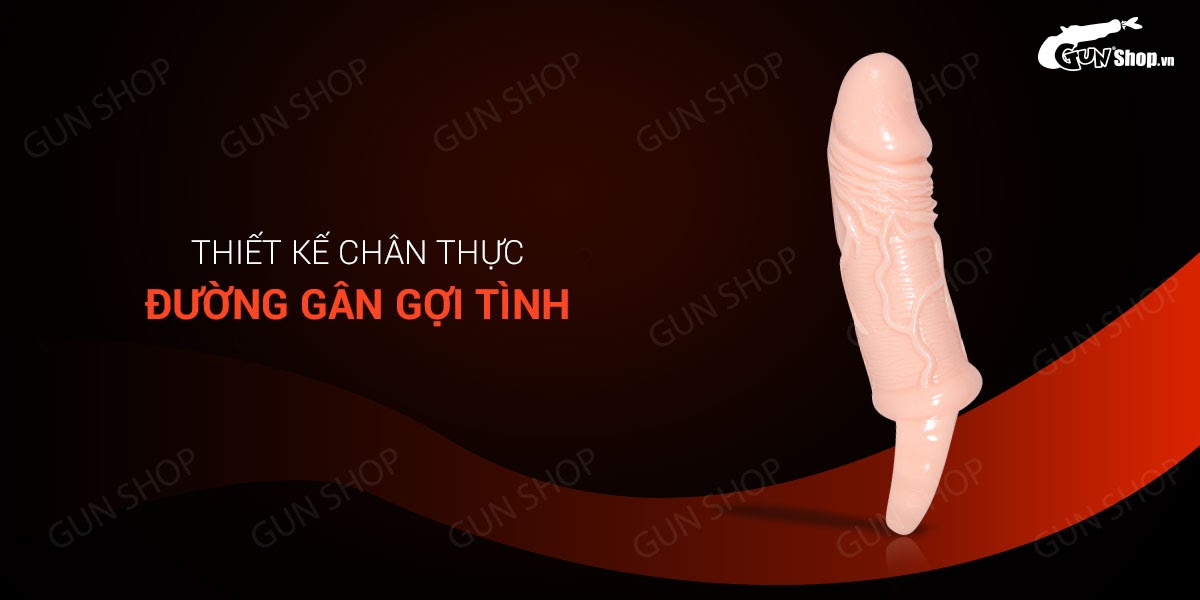 Bao cao su đôn dên tăng kích thước Pretty Love Breyden - Dây đeo, 6.1