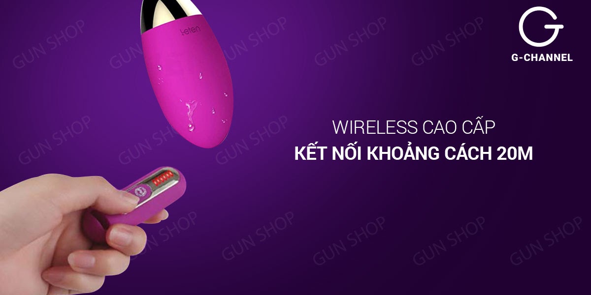 Trứng rung không dây, dùng pin - Leten Remote