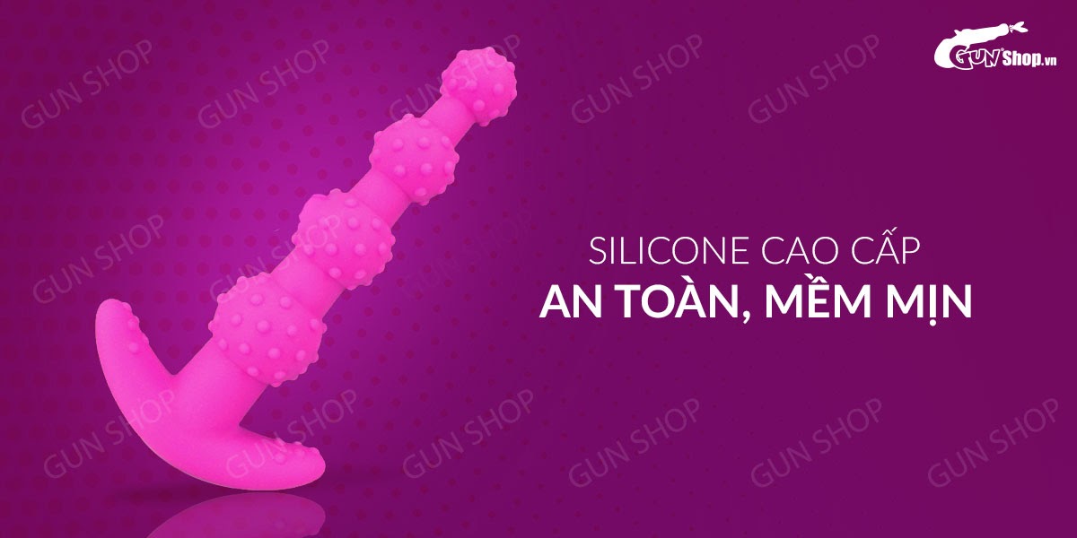 Que rung kích thích hậu môn 10 chế độ rung, dùng pin - Aphrodisia Anal Beads