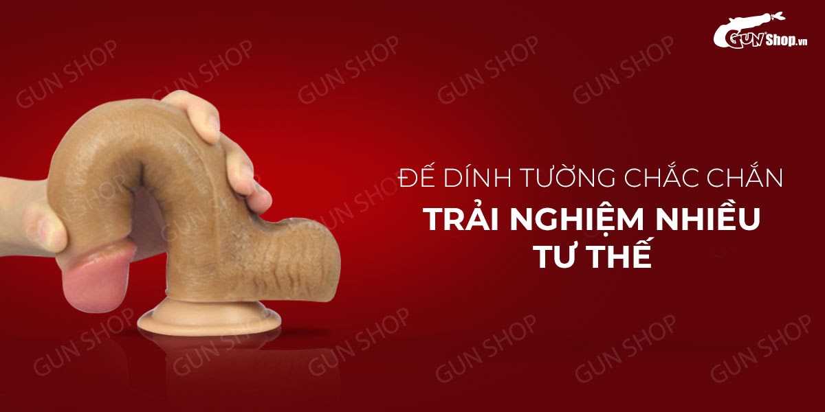 Dương vật giả dính tường 7 chế độ rung, dùng pin - Loveaider American Club