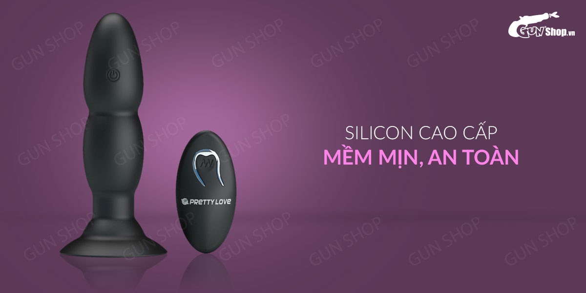 que rung kích thích hậu môn 4 chế độ rung, điều khiển từ xa, dùng sạc - Pretty Love Beaded For Extra Pleasure