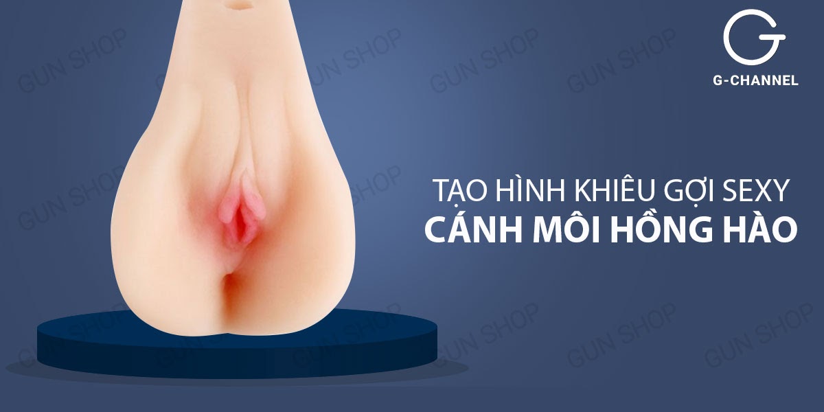 Âm đạo giả nguyên khối mông silicon trần cao cấp mềm mịn - Jiuai