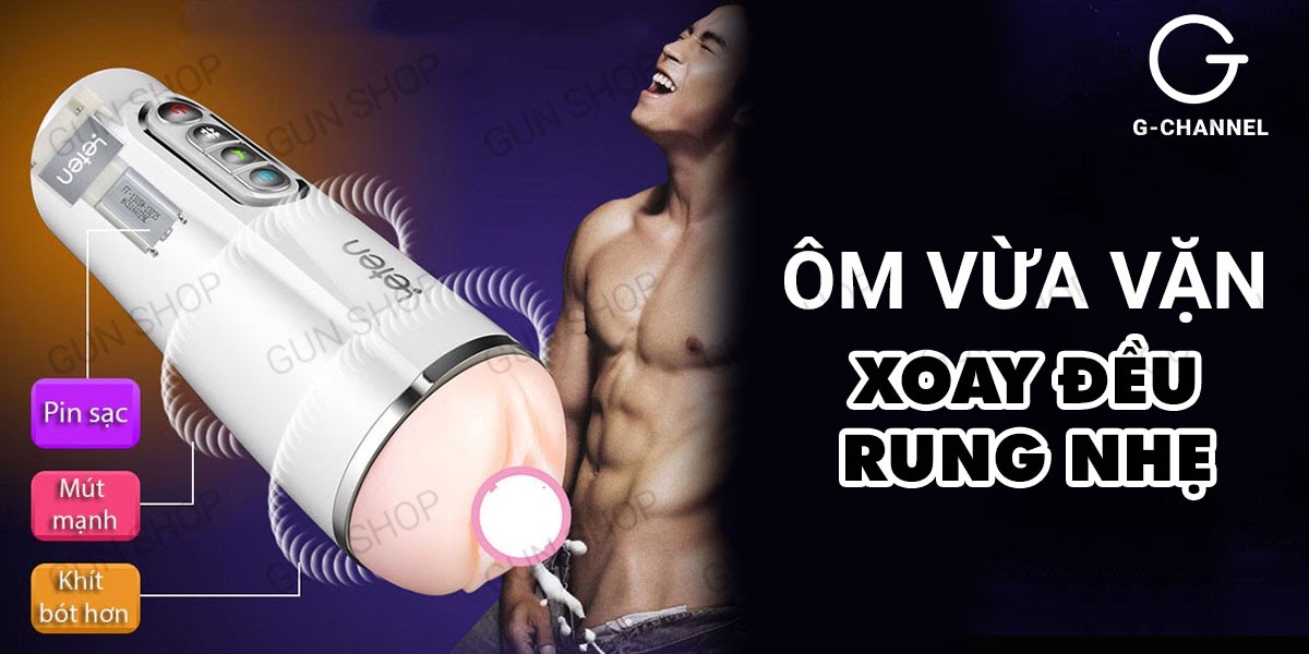 Âm đạo giả tự động cao cấp, sạc điện - Leten Powerful Vagina Cup