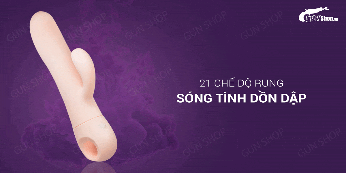 dương vật giả rung, có nhánh - Durex Dual Head Vibrator Loop 21