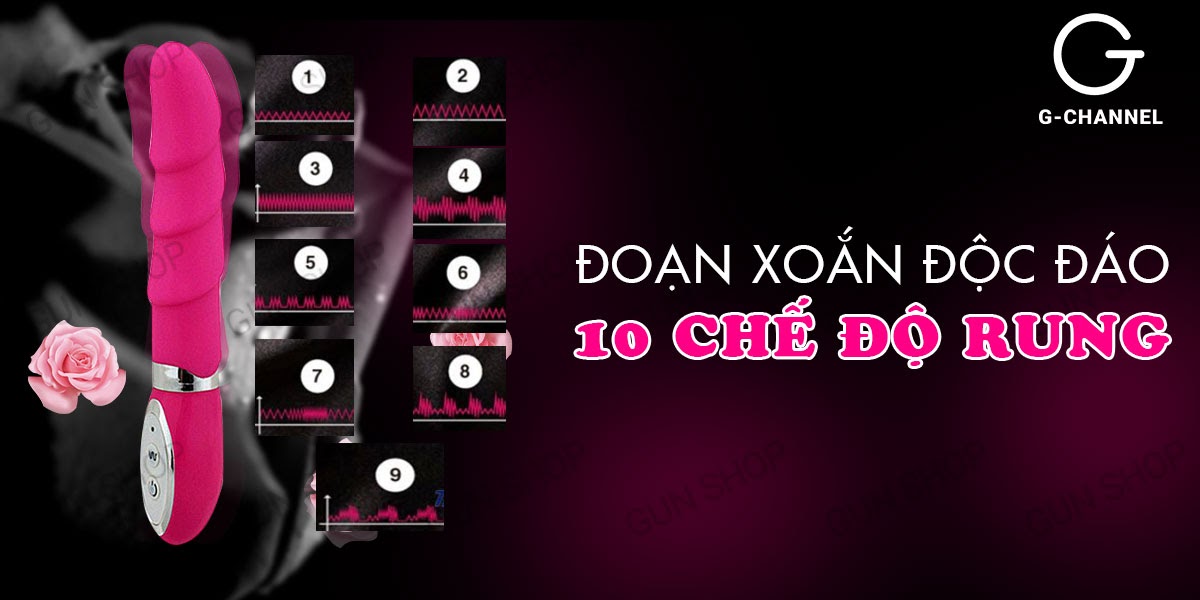 Dương vật giả 10 chế độ rung - Howells