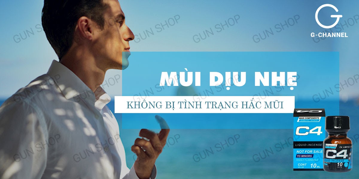 Chai hít tăng khoái cảm Popper C4