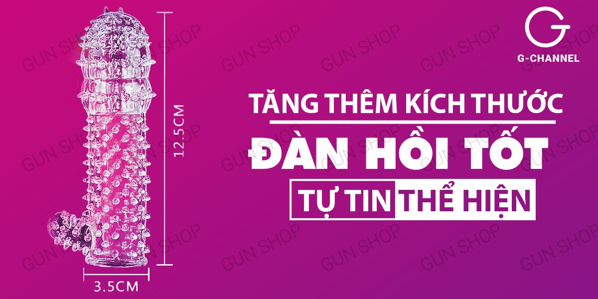 Bao cao su đôn dên Crytal Sleeve