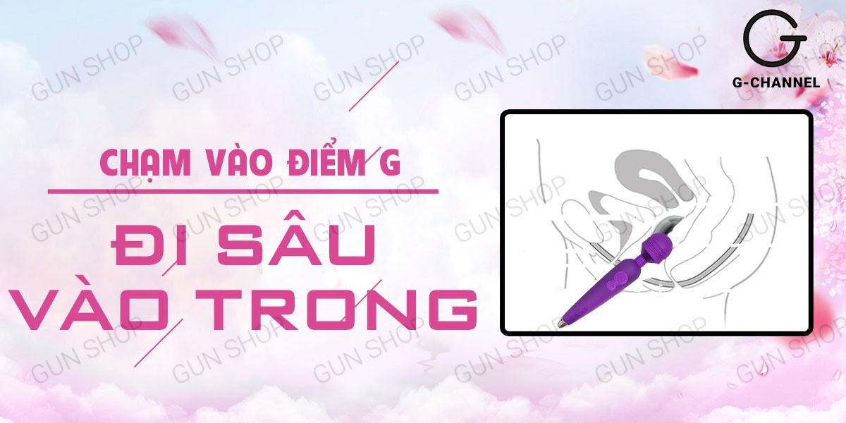 Máy massage sạc điện 10 chế độ rung - Jiu Le