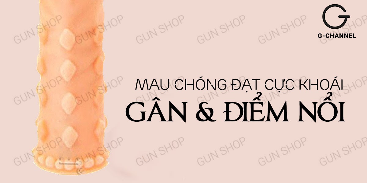 Bao cao su đôn dên tăng kích thước Maxman - 2 inch
