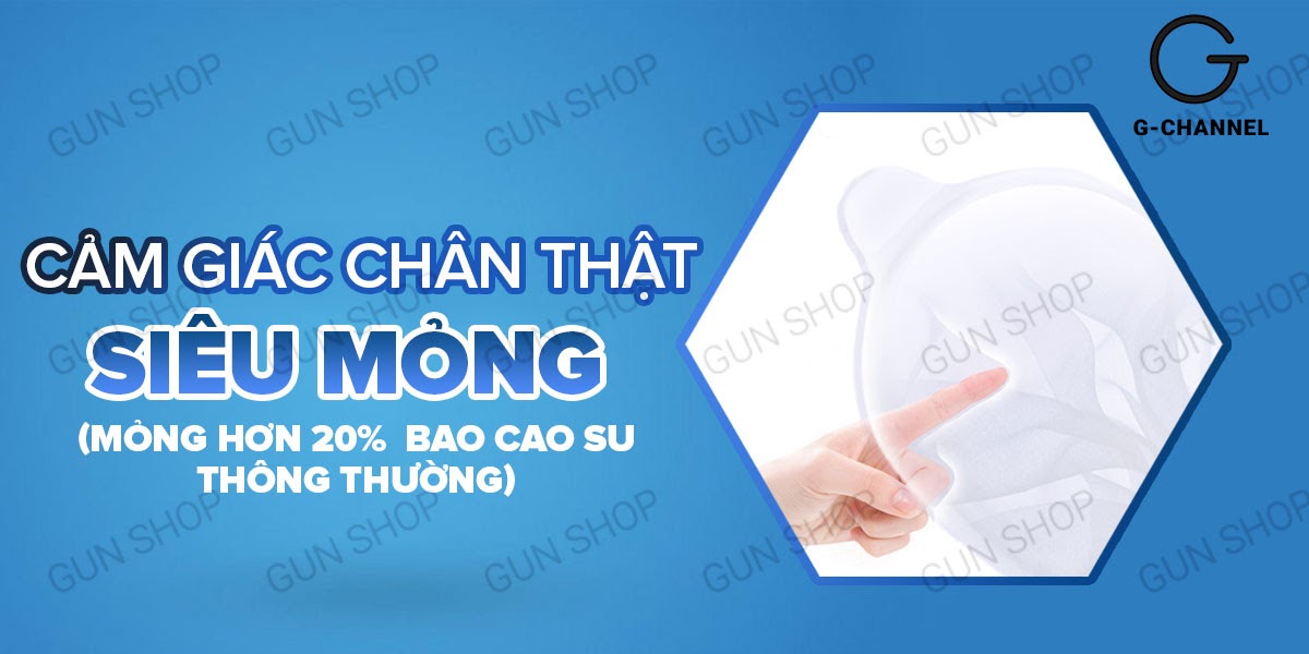 Bao cao su Durex Love - Siêu mỏng, hương vani - Hộp 10 cái