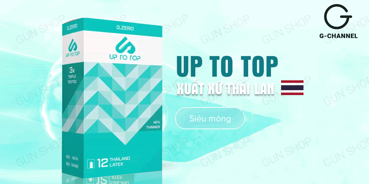 Bao cao su Up To Top 0.Zero