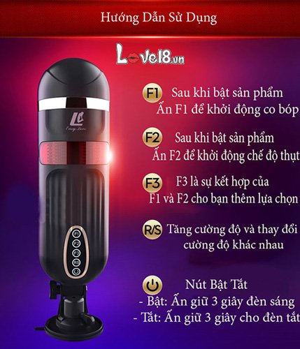 Âm đạo giả FreeLander rung thụt co bóp mạnh mẽ phong cách Nhật