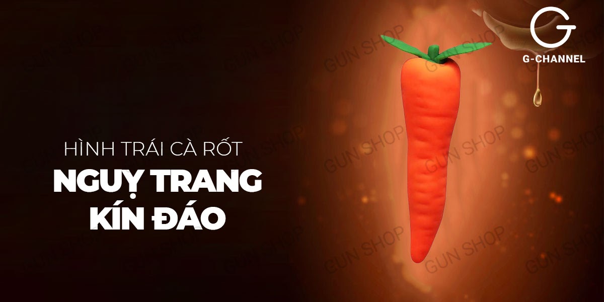 Dương vật giả ngụy trang hình quả cà rốt - Wistone Carrot