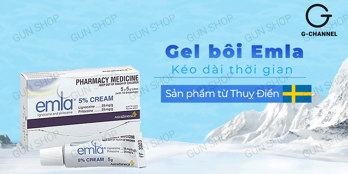 Gel bôi Emla Cream 5% - Chống xuất tinh sớm