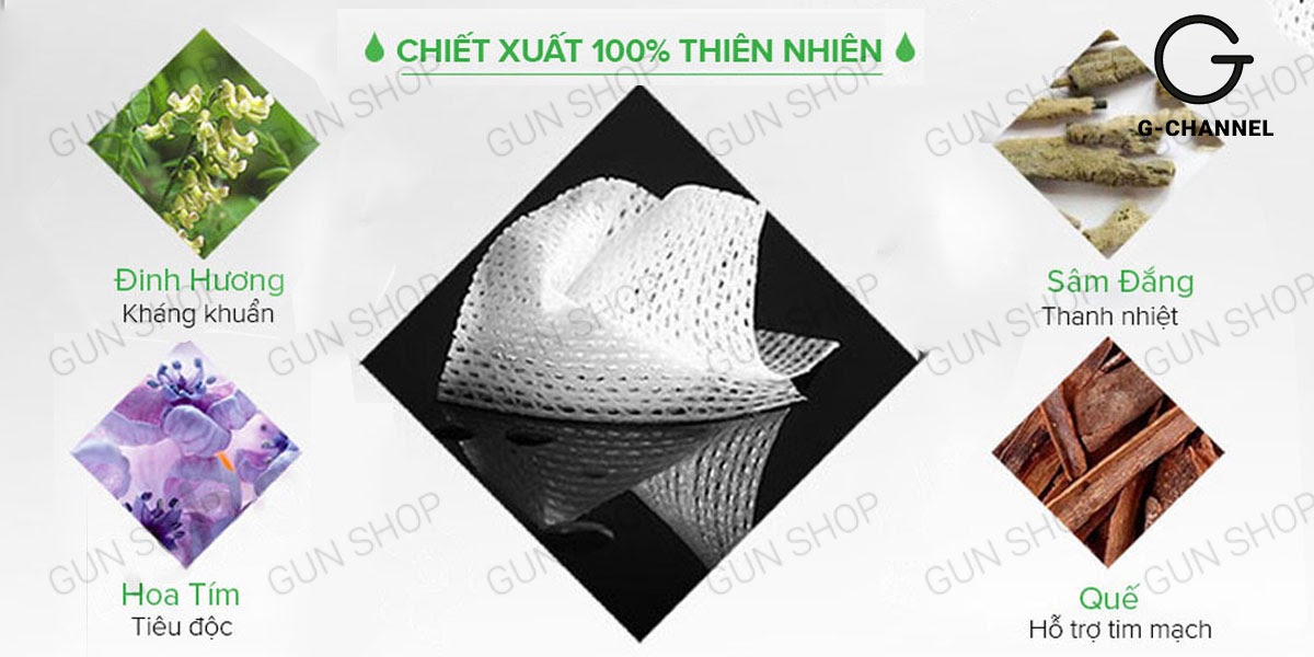 Khăn lau chống xuất tinh sớm Peineili