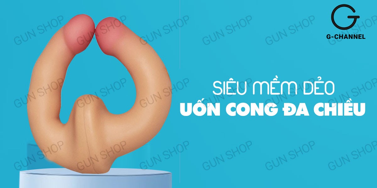 Dương vật giả 2 đầu siêu mềm dẻo, uốn cong đa chiều - Lovetoy Holy Dong