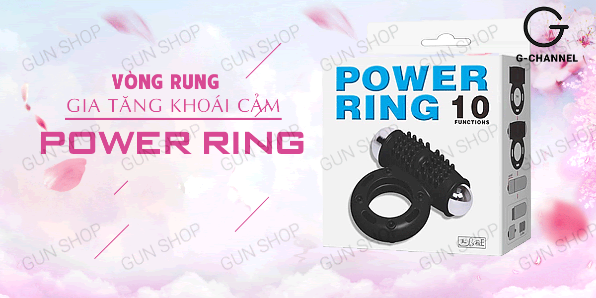 Vòng rung tăng khoái cảm Baile Power Ring