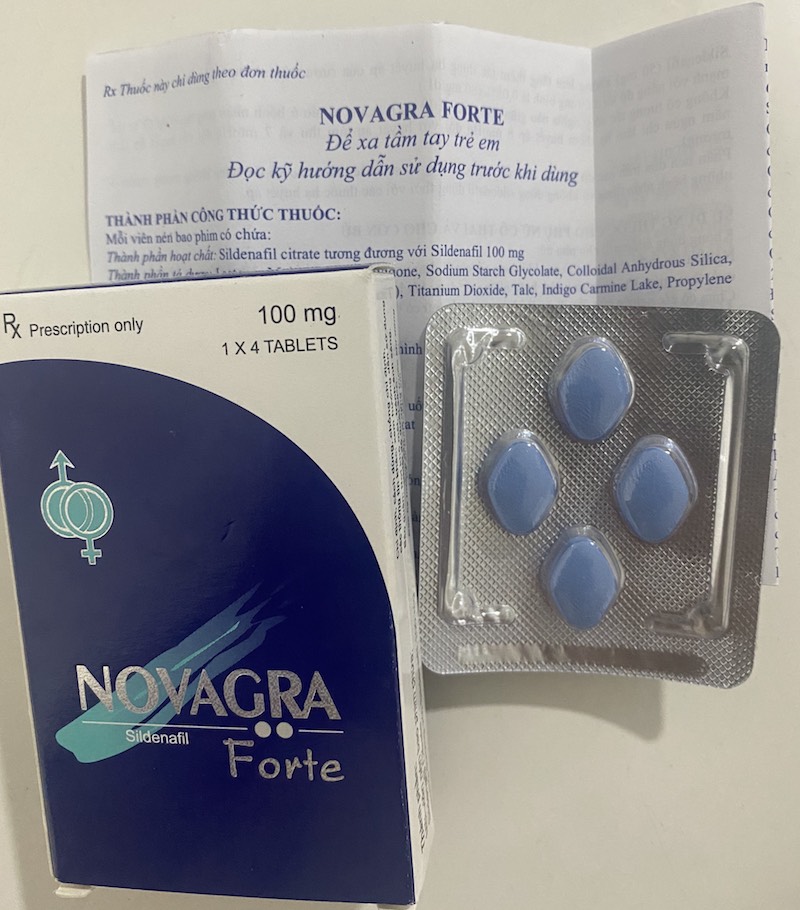  Bỏ sỉ Thuốc Novagra Forte 100mg cương dương Ấn Độ chống xuất tinh sớm tăng sinh lý hàng xách tay