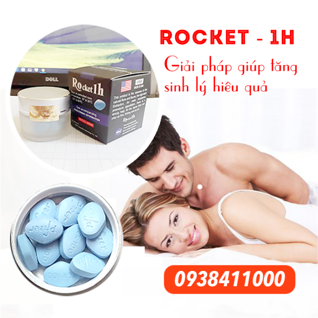 Rocket 1h Mỹ viên uống tăng cường sinh lý nam giới thuốc cường dương