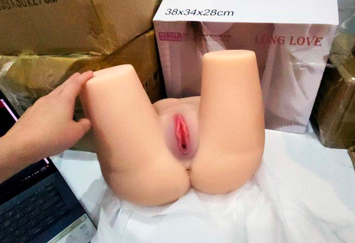 Mông nguyên khối Jiuai Enatsu 9kg đùi to dài rung lắc mạnh