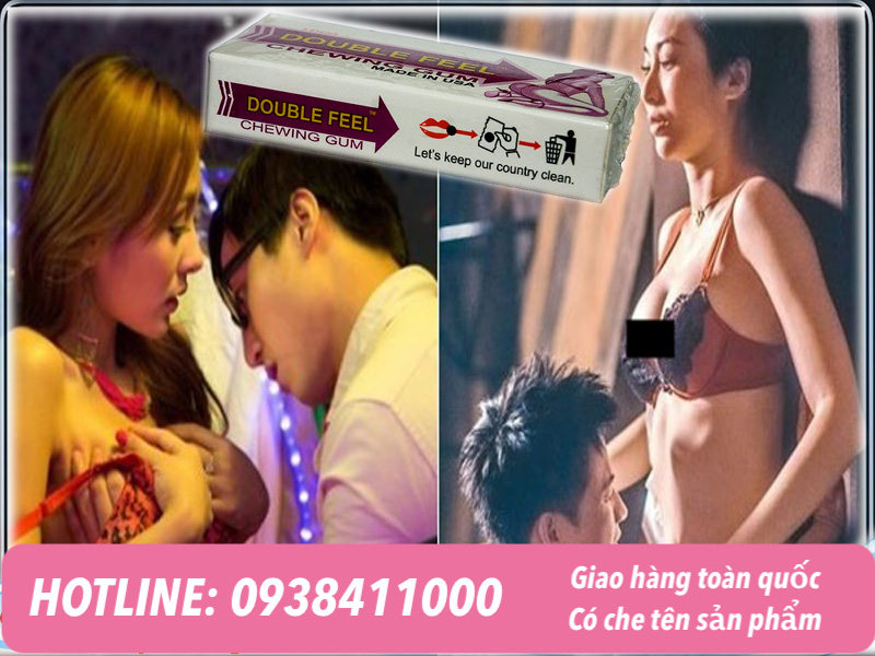 Singum Double Feel kẹo cao su kích dục nữ