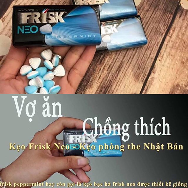  Đánh giá Frisk Neo Peppermint kẹo ngậm BJ bạc hà kẹo phòng the Nhật Bản kẹo tình yêu hộp 50 viên tốt nhất