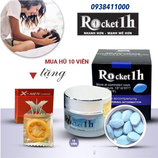 Rocket 1h Mỹ viên uống tăng cường sinh lý nam giới thuốc cường dương