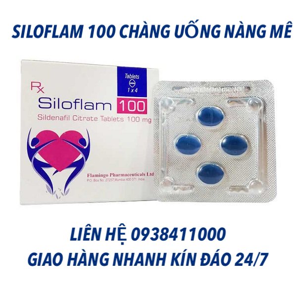 Sỉ Viên uống SILOFLAM 100MG thuốc cường dương dành cho nam giới trị xuất tinh sớm kéo dài thời gian quan hàng mới về