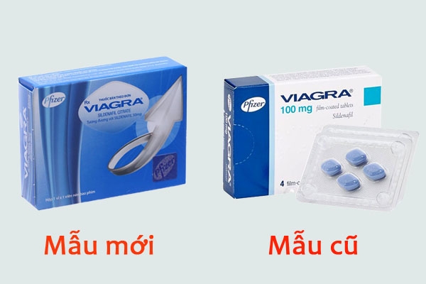 Thuốc viagra mỹ 50mg 100mg phân biệt mẫu cũ mẫu mới