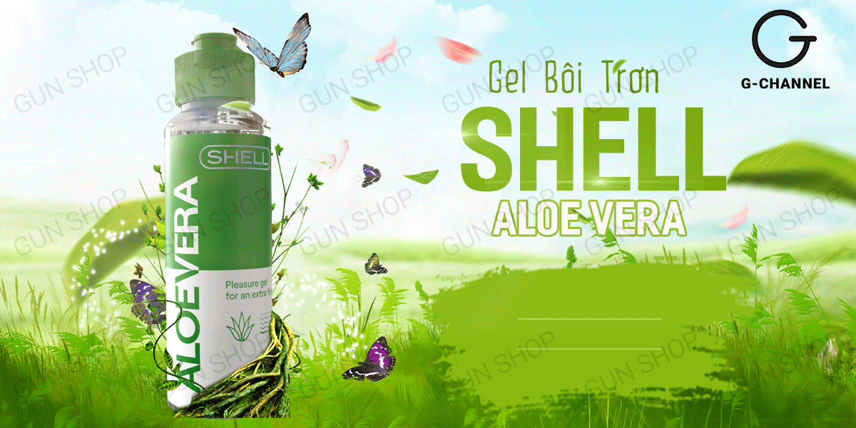  Cửa hàng bán Gel bôi trơn tinh chất lô hội - Shell Aloe Vera - Chai 100ml hàng mới về