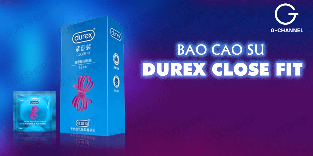 Đánh giá Bao cao su Durex Close Fit - Ôm khít 49mm - Hộp 12 cái giá rẻ