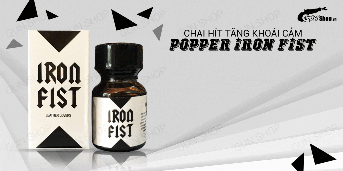 Phân phối Chai hít tăng khoái cảm Popper Iron Fist - Chai 10ml giá sỉ