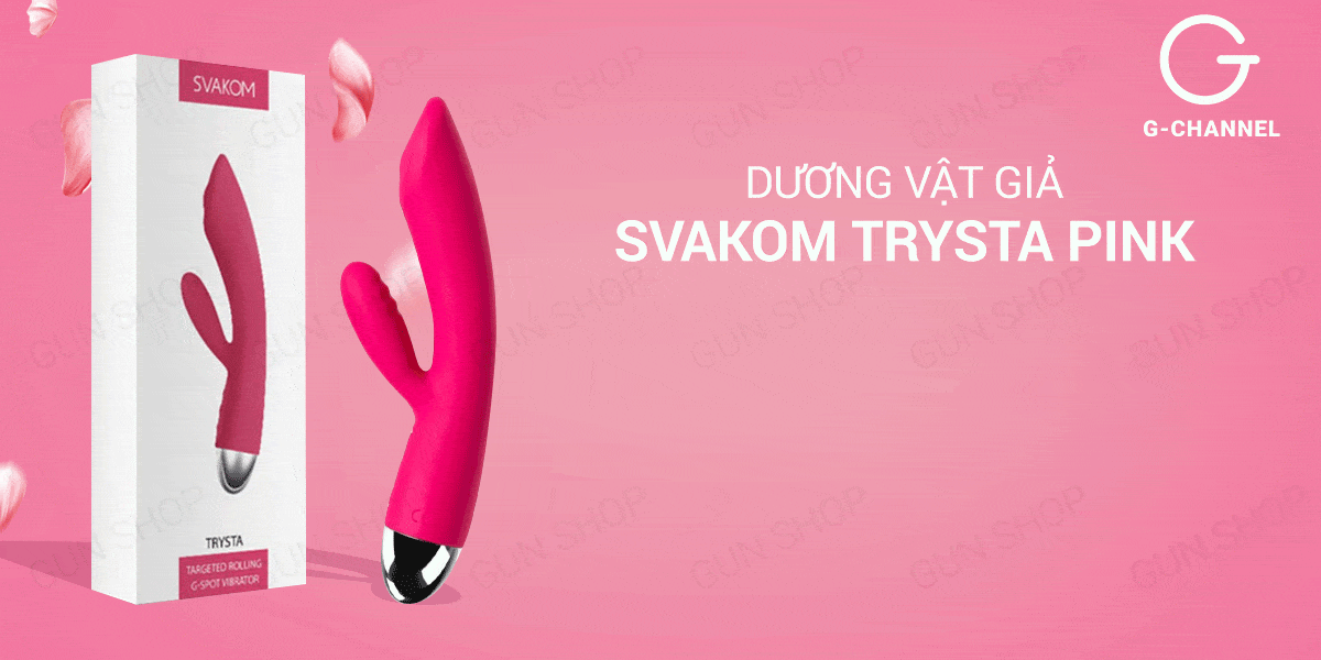 Mua Dương vật giả cao cấp 35 tần số rung dùng sạc - Svakom Trysta Pink có tốt không?