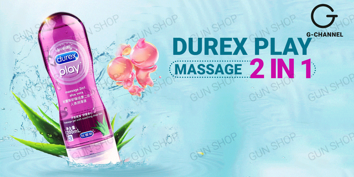  Sỉ Gel bôi trơn massage - Durex Play 2 in 1 - Chai 200ml nhập khẩu