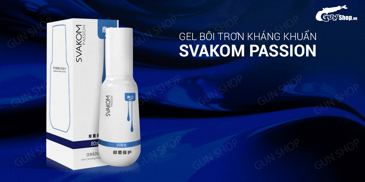  Nhập sỉ Gel bôi trơn kháng khuẩn chăm sóc vùng kín - Svakom Passion - Chai 80ml chính hãng